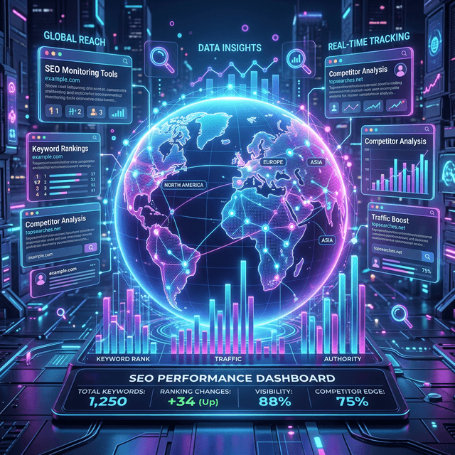 SEO Monitoring & Global Rank Tracking